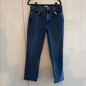 AGOLDE HIGH RISE STRAIGHT LEG JEANS 31